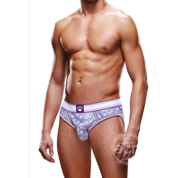 🦋B2G1🦋PROWLER Men’s UNIDREAM Pattern Open Exposed Back Brief Underwear Purple - Picture 1 of 4